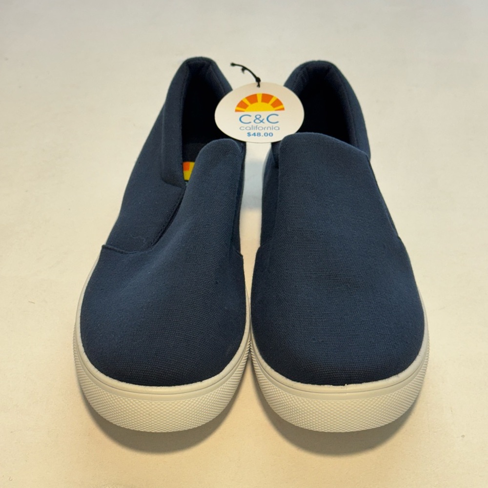 C&C California Navy Slip-On Sneakers